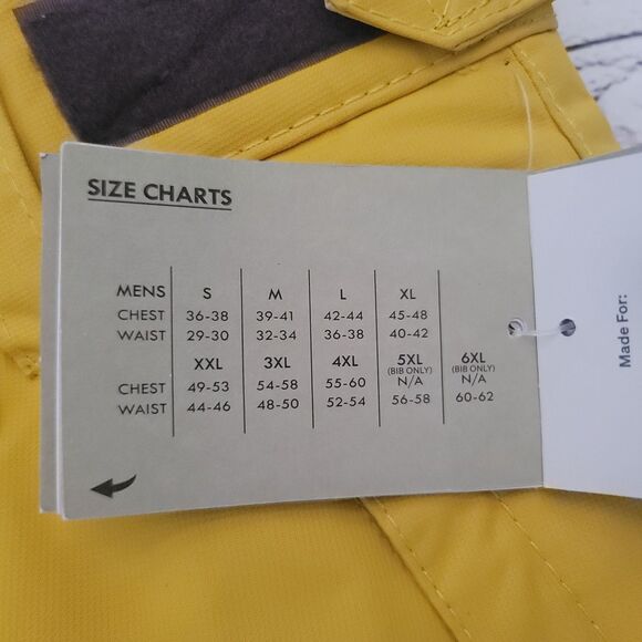 Arctix Men's Snowsports Cargo Pants 28" Bamboo Yellow Size Small (29-30W x 32L) - Picture 5 of 7